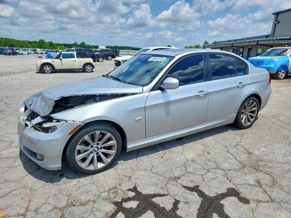 2011 BMW 3 series VIN WBAPH7G51BNN06523 COPART salvage auction — FRONT END, Tn - Certificate Of Title, sold $525 on 2026-07-07 (photo 1)
