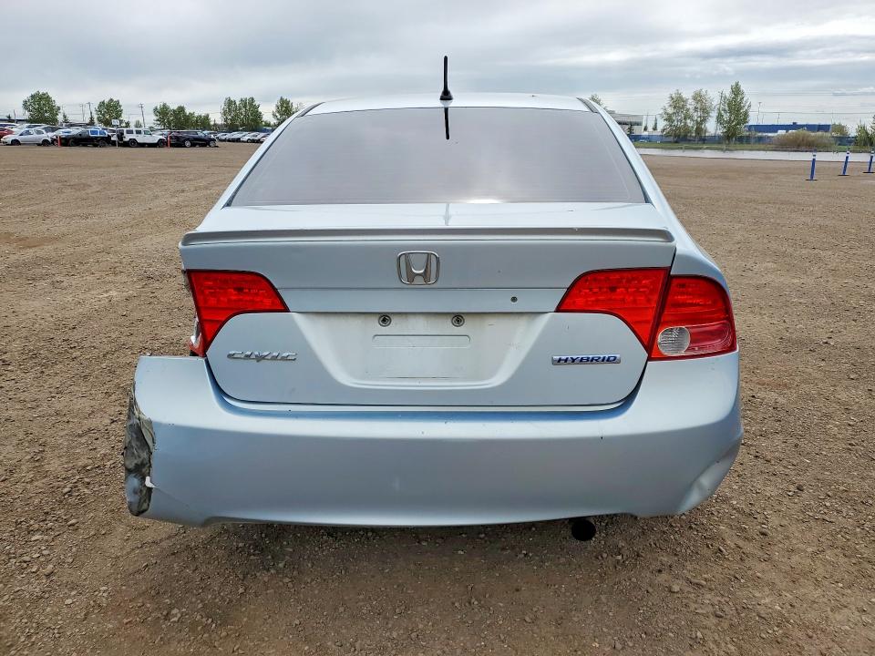 2006 Honda Civic VIN JHMFA36266S800377 COPART salvage auction — REAR END, Ab - Bos - Salvage, sold $200 on 2026-07-07 (photo 6)