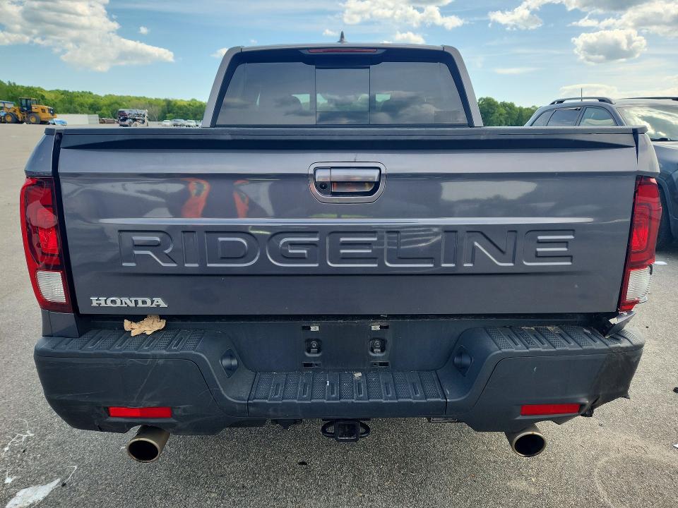 2025 Honda Ridgeline VIN 5FPYK3F50SB040219 COPART salvage auction — REAR END, Ma - Certificate Of Title, sold $18,600 on 2026-07-20 (photo 6)