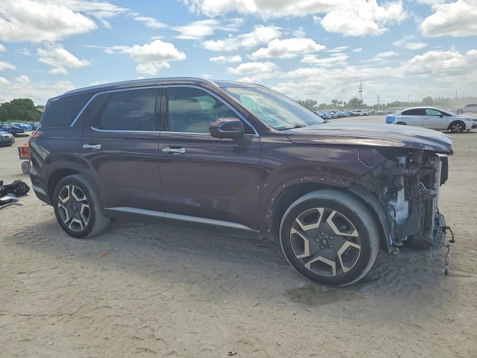 2024 Hyundai Palisade VIN KM8R44GE4RU803643 COPART salvage auction — FRONT END, Fl - Cert Of Title Slvg Rebuildable, sold $11,600 on 2026-07-16 (photo 4)
