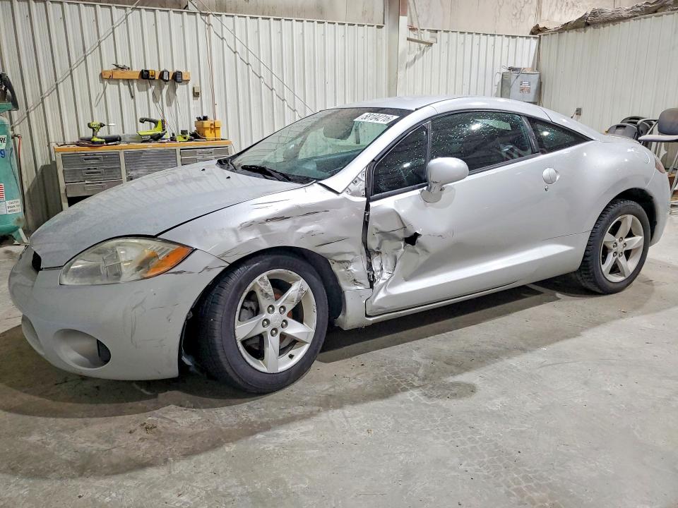 2007 Mitsubishi ECLIPSE VIN 4A3AK24F17E068052 COPART salvage auction — SIDE, Ok - Cert Of Title-Salvage, sold $175 on 2026-07-24 (photo 1)