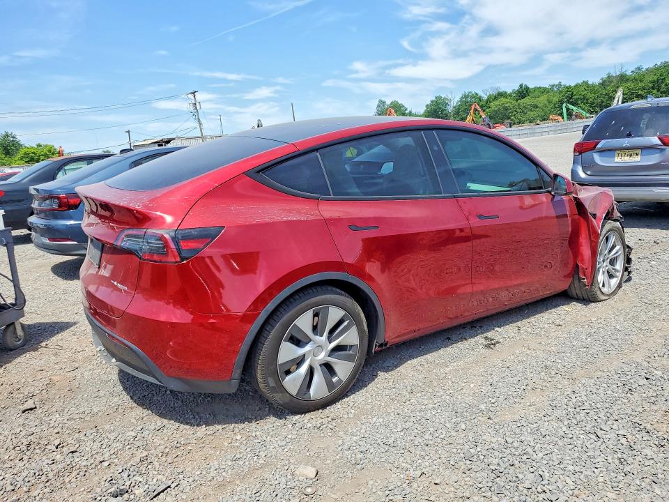 2024 Tesla Model y VIN 7SAYGDEE3RA274589 COPART salvage auction — FRONT END, Nj - Cert Of Title-Salvage, sold $12,000 on 2026-07-31 (photo 3)