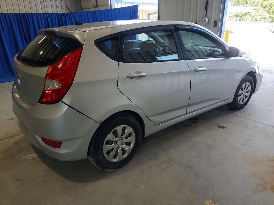 2015 Hyundai Accent VIN KMHCT5AE4FU219018 COPART salvage auction — FRONT END, Ky - Certificate Of Title, sold $200 on 2026-07-09 (photo 3)