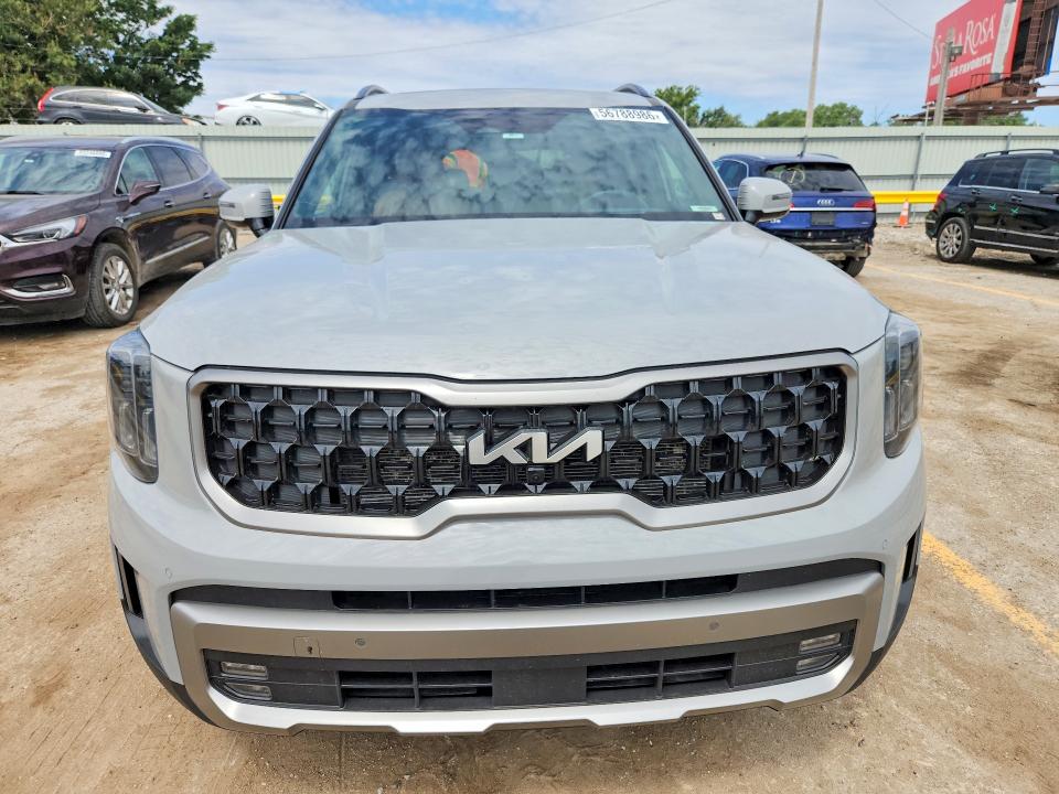 2023 Kia Telluride VIN 5XYP5DGC2PG406518 COPART salvage auction — HAIL, Ks - Cert Of Title-Salvage, sold $1,300 on 2026-07-27 (photo 5)