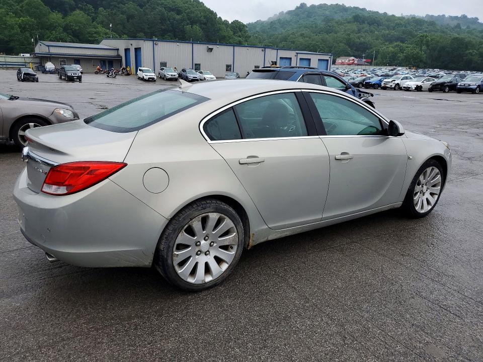2011 Buick Regal VIN W04G05GVXB1119324 COPART salvage auction — FRONT END, Pa - Certificate Of Salvage, sold $725 on 2026-07-16 (photo 3)