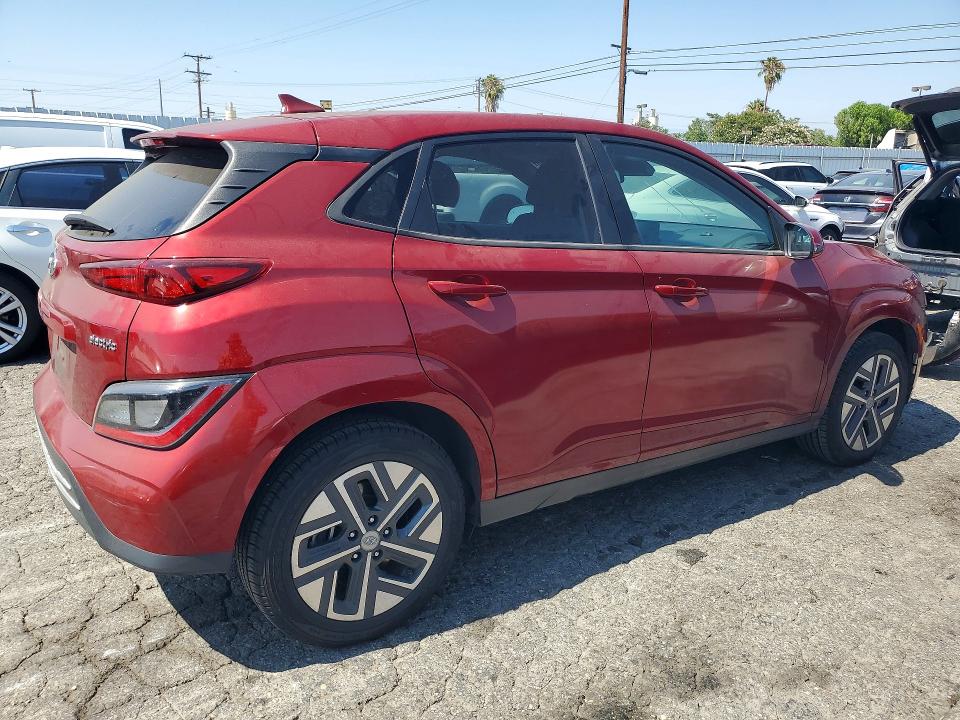 2023 Hyundai Kona VIN KM8K23AG7PU184836 COPART salvage auction — MECHANICAL, Ca - Salvage Certificate, sold $6,100 on 2026-07-02 (photo 3)