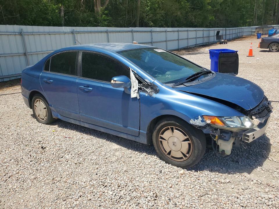 2010 Honda Civic hybrid VIN JHMFA3F26AS002079 COPART salvage auction — FRONT END, Nc - Dealer Only Clean Title, sold $975 on 2026-07-31 (photo 4)