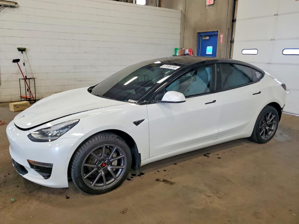 2020 Tesla Model 3 VIN 5YJ3E1EB4LF606986 COPART salvage auction — REAR END, Mn - Cert Of Title-Salvage, sold $4,250 on 2026-08-25 (photo 1)