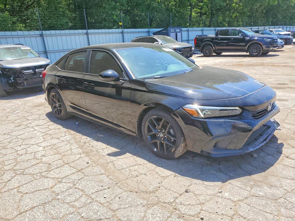 2024 Honda Civic VIN 2HGFE2F59RH590834 COPART salvage auction — FRONT END, Ga - Cert Of Title-Salvage, sold $8,700 on 2026-07-31 (photo 4)