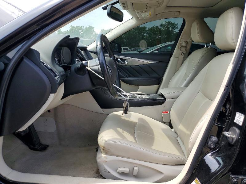 2015 Infiniti Q50 VIN JN1BV7AR8FM409030 COPART salvage auction — FRONT END, Md - Cert Of Salvage < 75% Damage, sold $375 on 2026-07-21 (photo 7)