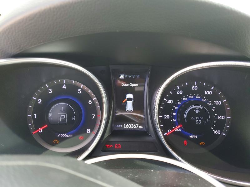 2013 Hyundai Santa fe VIN 5XYZWDLA8DG008252 COPART salvage auction — MINOR DENT/SCRATCHES, Wa - Vehicle Cert Of Ownership-Titl, sold $1,050 on 2026-07-13 (photo 9)