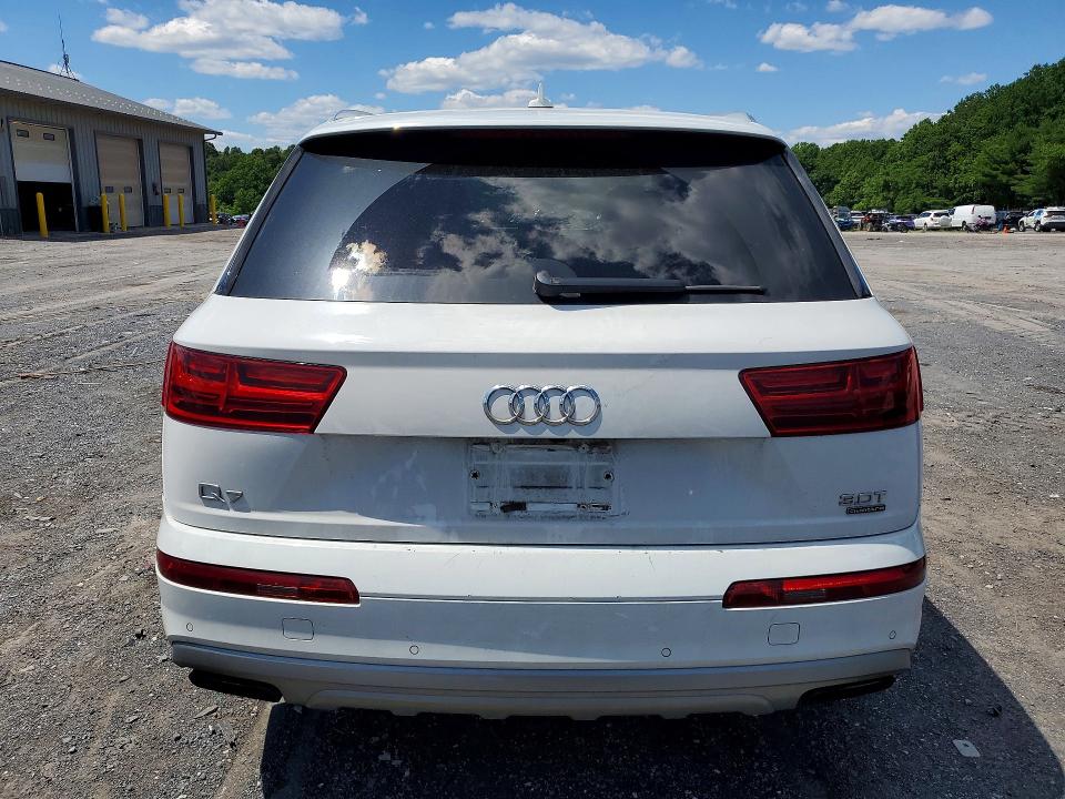 2018 Audi Q7 VIN WA1LAAF74JD030238 COPART salvage auction — FRONT END, Pa - Certificate Of Salvage, sold $6,100 on 2026-07-16 (photo 6)