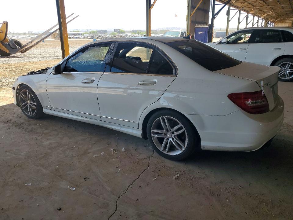2014 Mercedes-benz VIN WDDGF4HB9EG158836 COPART salvage auction — FRONT END, Az - Certificate Of Title, sold $525 on 2026-07-13 (photo 2)