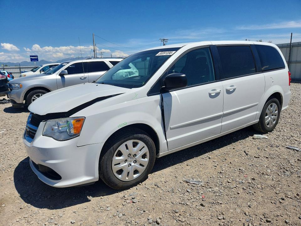 2016 Dodge VIN 2C4RDGBG1GR345908 COPART salvage auction — FRONT END, Ut - Salvage Certificate, sold $2,000 on 2026-07-02 (photo 1)