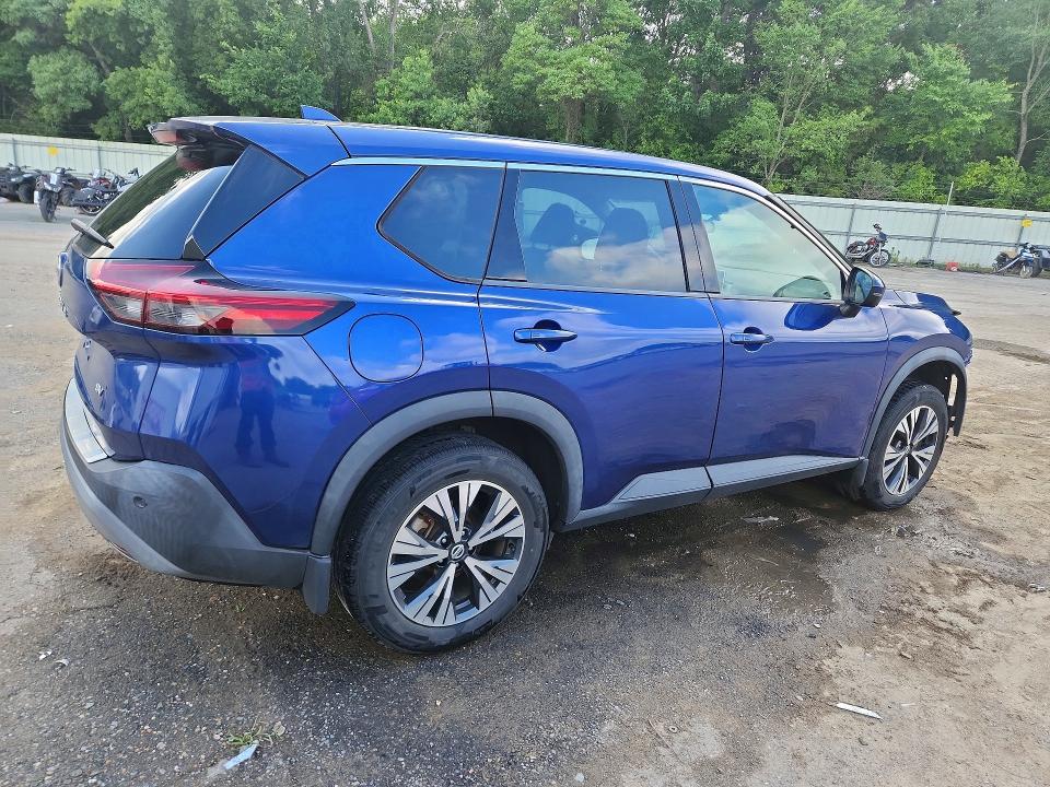 2021 Nissan Rogue VIN 5N1AT3BA2MC760109 COPART salvage auction — FRONT END, La - Cert Of Title-Salvage, sold $4,550 on 2026-07-09 (photo 3)