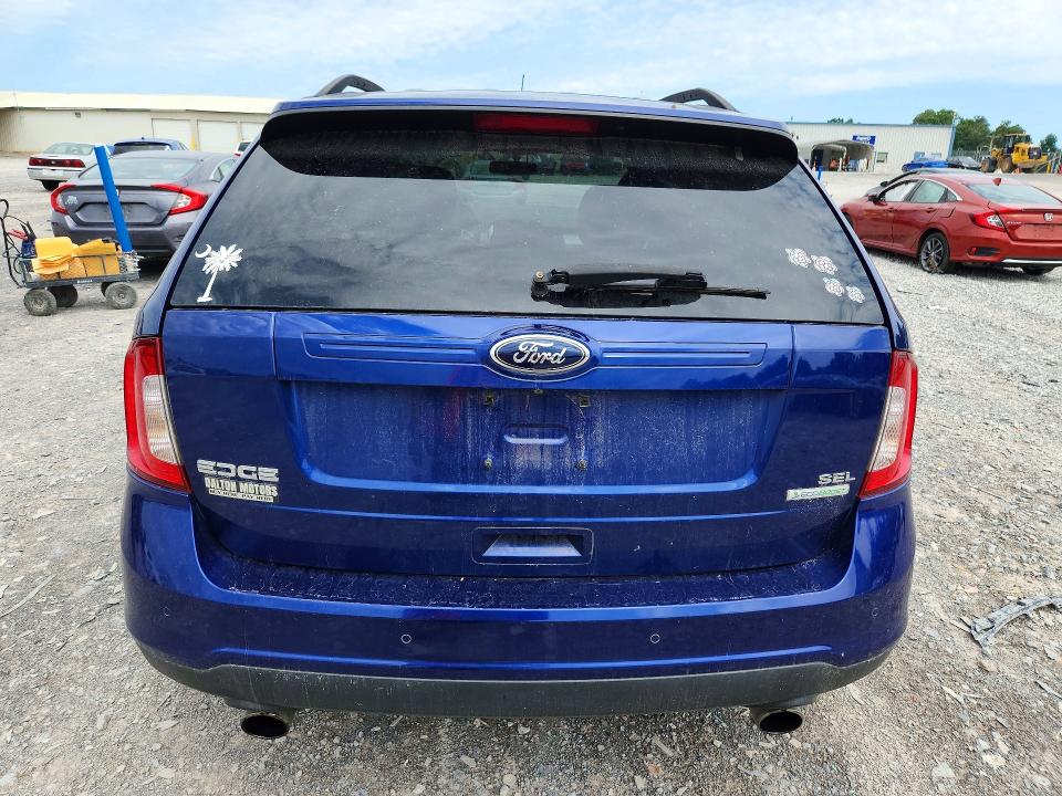 2014 Ford Edge VIN 2FMDK3J92EBA22707 COPART salvage auction — UNDERCARRIAGE, Tn - Salvage Certificate, sold $650 on 2026-07-02 (photo 6)