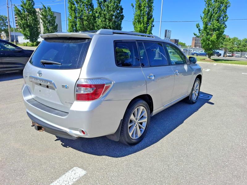 2009 Toyota Highlander hybrid VIN JTEEW44A892030097 COPART salvage auction — NORMAL WEAR, On - Permit No Brand - Unfit (P), sold $2,000 on 2026-07-03 (photo 4)