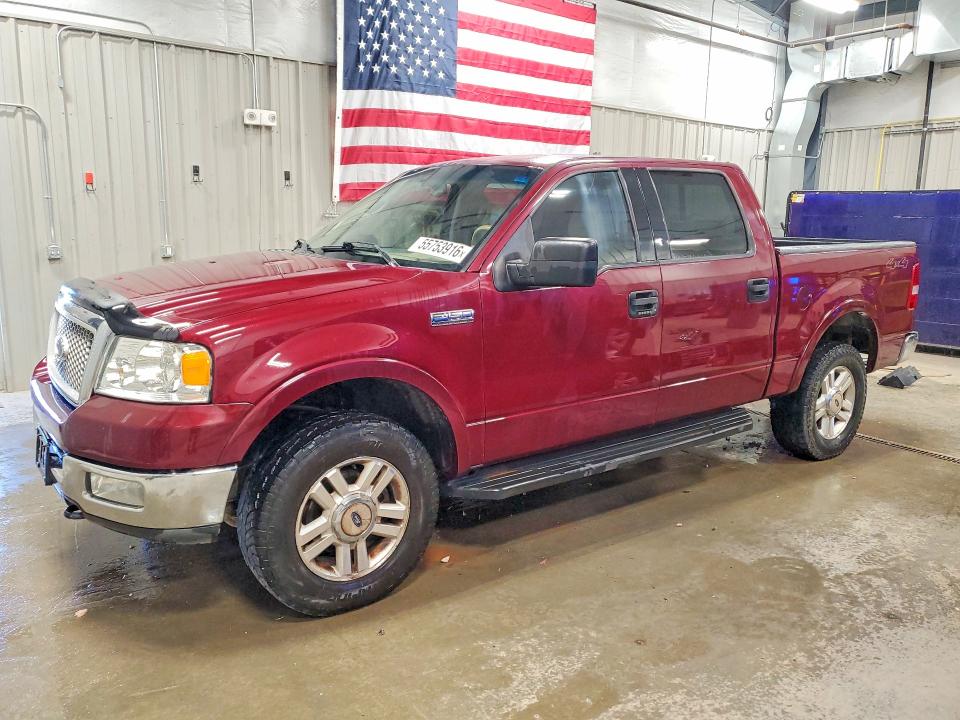 2004 Ford F-150 VIN 1FTPW14564KC11657 COPART salvage auction — MECHANICAL, Wy - Cert Of Title-Salvage, sold $300 on 2026-07-22 (photo 1)