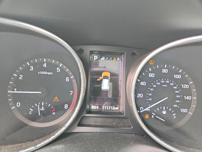 2017 Hyundai Santa fe VIN KM8SRDHF9HU167200 COPART salvage auction — HAIL, Az - Certificate Of Title (P), sold $4,450 on 2026-07-27 (photo 9)