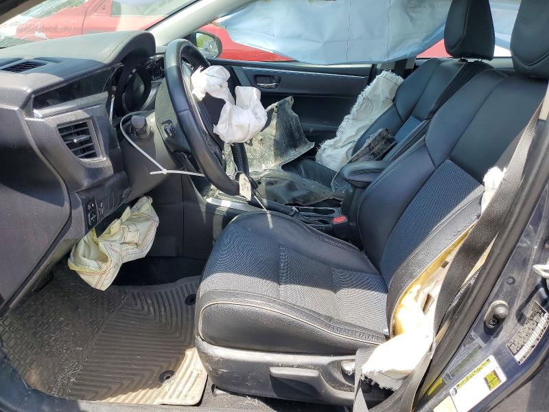 2014 Toyota Corolla VIN 5YFBURHE3EP082370 COPART salvage auction — FRONT END, Il - Salvage Certificate, sold $275 on 2026-07-27 (photo 7)