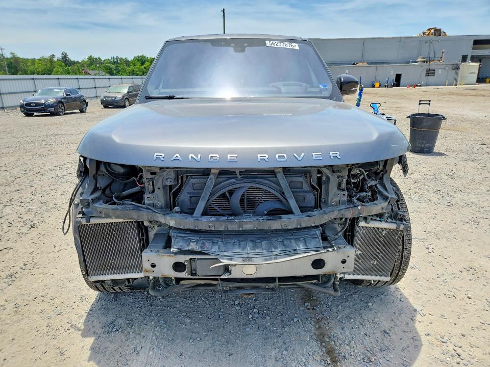 2017 Land rover RANGE ROVER VIN SALGS5FE9HA334311 COPART salvage auction — FRONT END, Va - Cert Of Title - Salvage, sold $6,000 on 2026-07-15 (photo 5)
