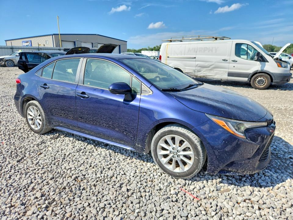 2020 Toyota Corolla VIN JTDHPRAE6LJ013976 COPART salvage auction — SIDE, Wv - Salvage Certificate, sold $5,600 on 2026-07-27 (photo 4)