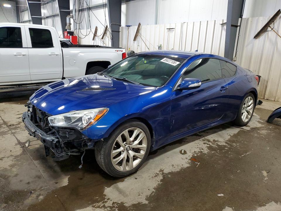 2015 Hyundai Genesis VIN KMHHT6KJ7FU130938 COPART salvage auction — FRONT END, Tx - Certificate Of Title, sold $1,500 on 2026-07-21 (photo 1)