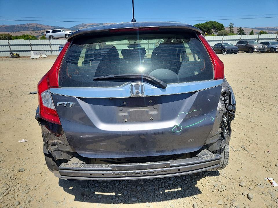 2016 Honda Fit VIN JHMGK5H75GX039352 COPART salvage auction — REAR END, CA - SALVAGE CERTIFICATE, sold $2,600 on 2026-07-14 (photo 6)