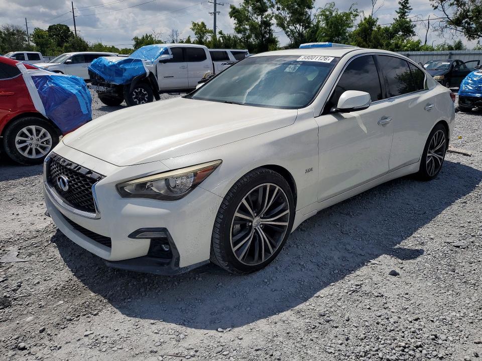 2018 Infiniti VIN JN1EV7AP3JM360503 COPART salvage auction — MINOR DENT/SCRATCHES, Fl - Certificate Of Title, sold $4,475 on 2026-07-27 (photo 1)