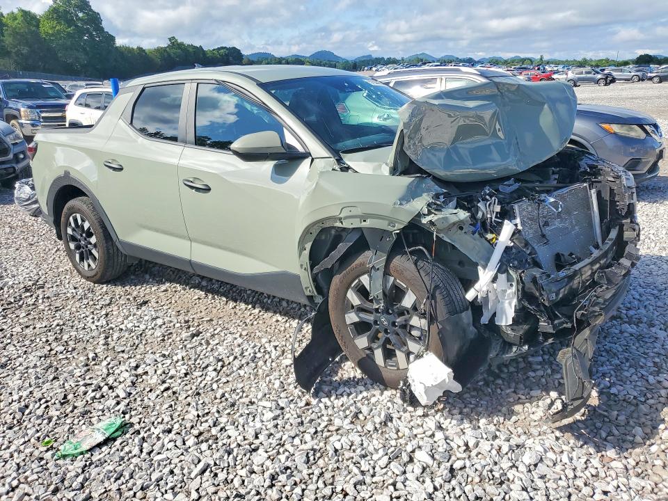 2025 Hyundai Santa cruz VIN 5NTJA4DE1SH139463 COPART salvage auction — FRONT END, Tn - Salvage Certificate, sold $175 on 2026-07-21 (photo 4)