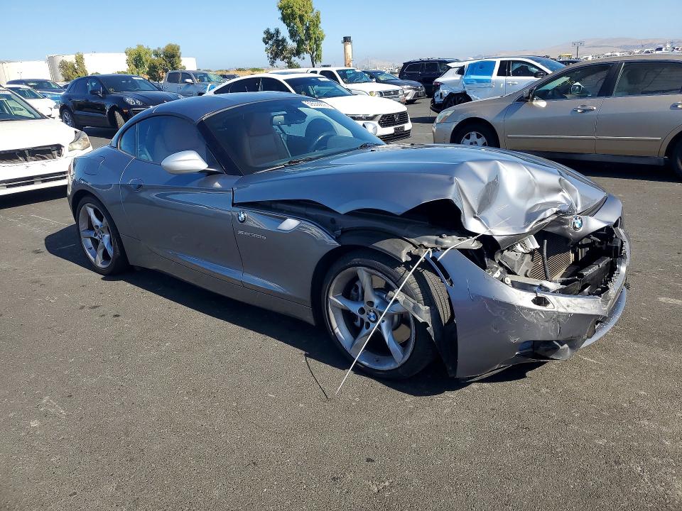 2011 BMW Z4 VIN WBALM1C51BE633558 COPART salvage auction — FRONT END, CA - SALVAGE CERTIFICATE, sold $80 on 2026-07-27 (photo 4)
