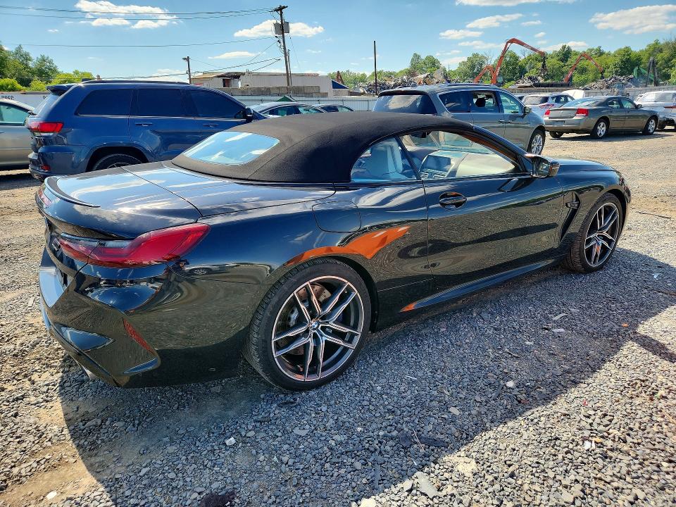 2020 BMW M8 VIN WBSDZ0C08LBM09464 COPART salvage auction — WATER/FLOOD, Nj - Cert Of Title-Salvage Flood, sold $27,500 on 2026-07-07 (photo 3)