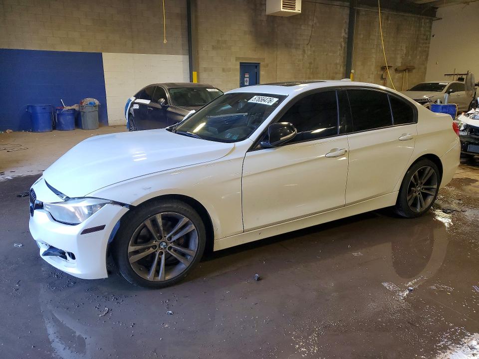 2013 BMW 3er VIN WBA3C1G54DNR45356 COPART salvage auction — FRONT END, Pa - Certificate Of Salvage, sold $15 on 2026-08-05 (photo 1)