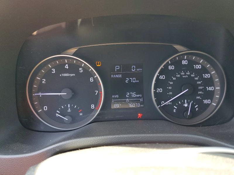 2017 Hyundai Elantra VIN KMHD74LF8HU408511 COPART salvage auction — FRONT END, Ca - Salvage Certificate, sold $1,750 on 2026-07-09 (photo 9)