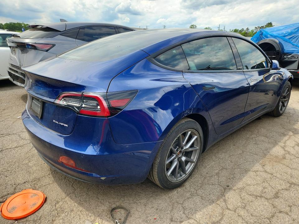 2021 Tesla Model 3 VIN 5YJ3E1EB5MF981335 COPART salvage auction — FRONT END, Ma - Cert Of Title-Reconstrctd Coll, sold $6,700 on 2026-07-02 (photo 3)