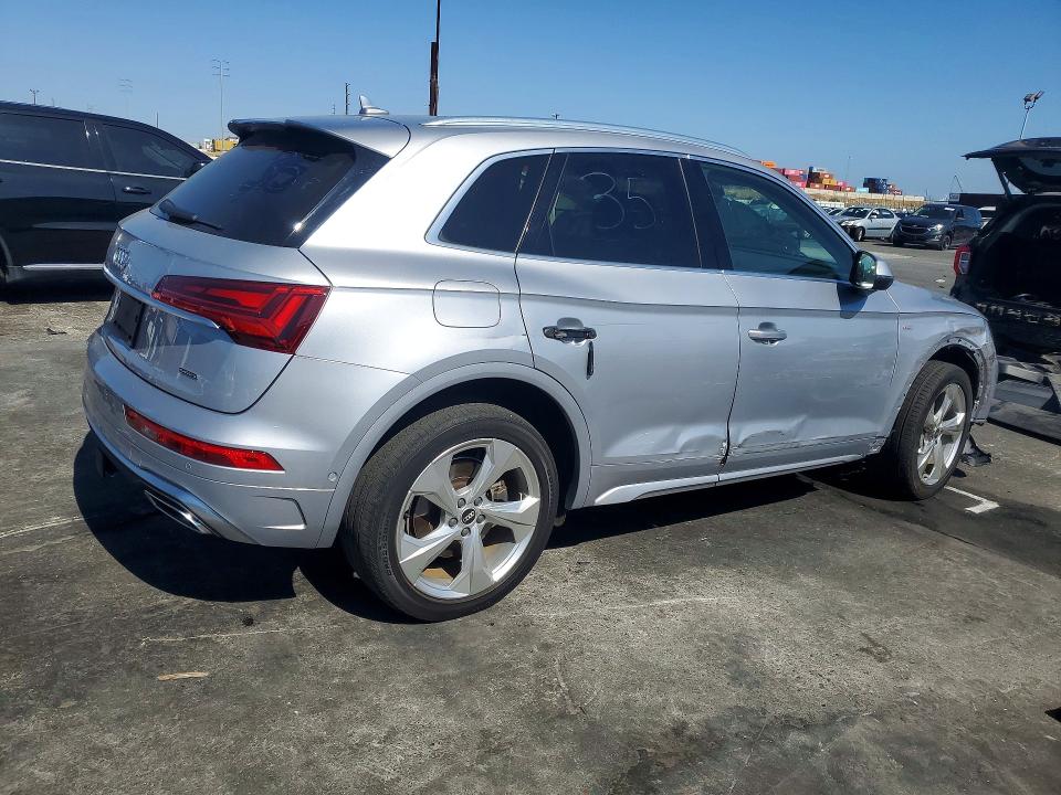 2022 Audi Q5 VIN WA1FAAFY4N2013446 COPART salvage auction — SIDE, Ca - Salvage Certificate, sold $18,900 on 2026-07-08 (photo 3)