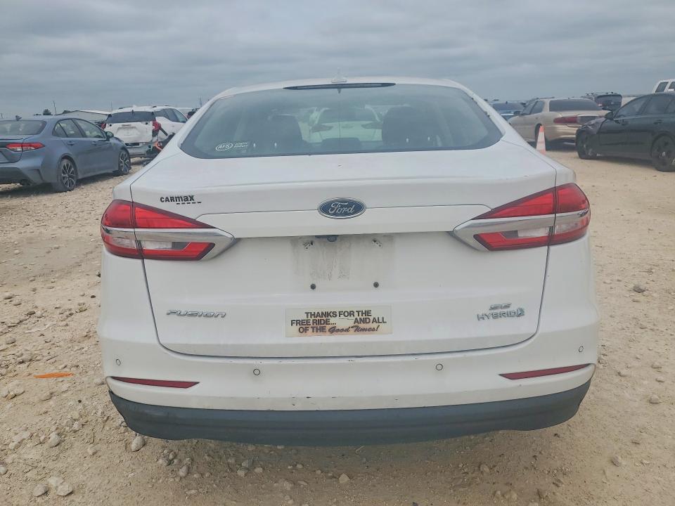 2019 Ford Fusion VIN 3FA6P0LU1KR225010 COPART salvage auction — FRONT END, TX - SALVAGE VEHICLE TITLE, sold $1,700 on 2026-07-02 (photo 6)