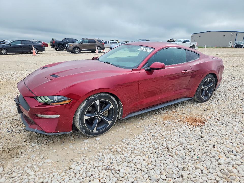 2019 Ford Mustang VIN 1FA6P8TH3K5163095 COPART salvage auction — FRONT END, Tx - Salvage Vehicle Title, sold $70 on 2026-07-23 (photo 1)
