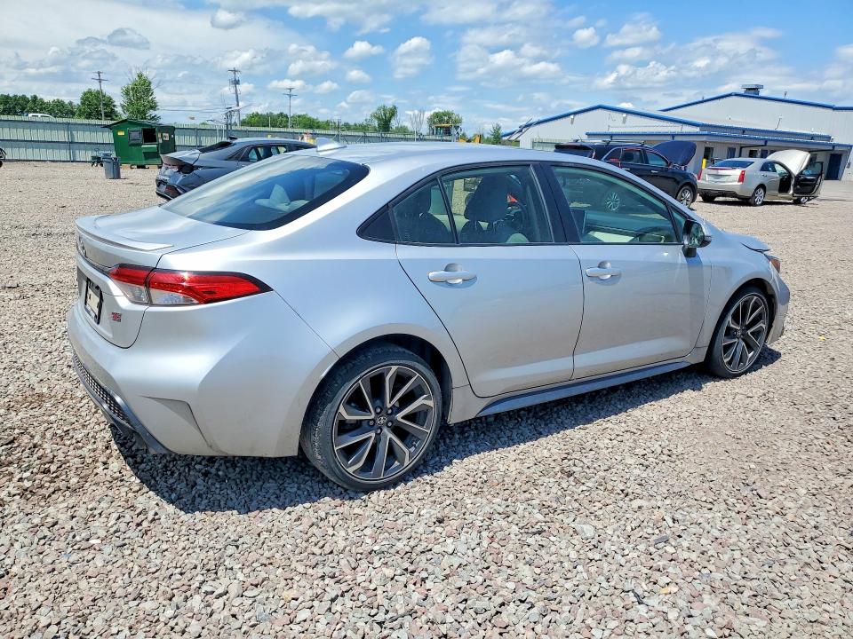 2020 Toyota VIN JTDP4RCE9LJ025797 COPART salvage auction — FRONT END, Ny - Mv-907A Salvage Certificate, sold $4,050 on 2026-07-15 (photo 3)