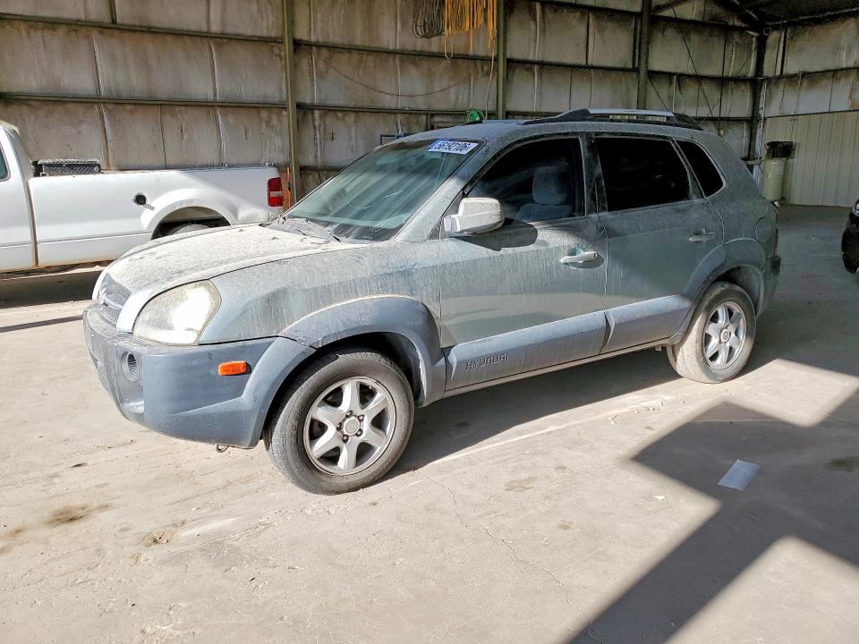 2005 Hyundai Tucson VIN KM8JN72D45U111158 COPART salvage auction — FRONT END, Az - Certificate Of Title, sold $475 on 2026-07-27 (photo 1)