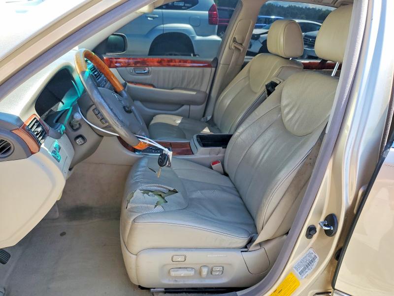 2003 Lexus Ls 430 VIN JTHBN30F230108462 COPART salvage auction — FRONT END, WA - BILL OF SALE, sold $325 on 2026-07-27 (photo 7)