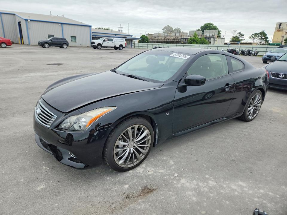 2014 Infiniti Q60 VIN JN1CV6EK5EM112677 COPART salvage auction — WATER/FLOOD, Ok - Cert Of Title-Salvage Flood, sold $2,050 on 2026-07-02 (photo 1)