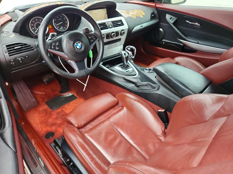 2010 BMW 6 series VIN WBAEB5C56AC226075 COPART salvage auction — MINOR DENT/SCRATCHES, Fl - Certificate Of Title (P), sold $3,500 on 2026-07-08 (photo 8)