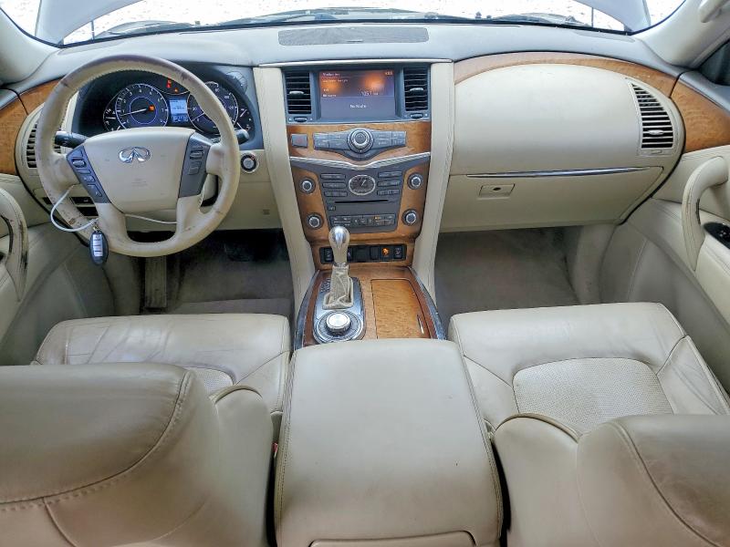 2011 Infiniti Qx56 VIN JN8AZ2NE5B9007037 COPART salvage auction — MECHANICAL, Oh - Certificate Of Title, sold $325 on 2026-07-24 (photo 8)