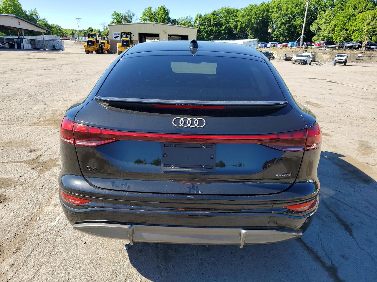 2025 Audi Q6 VIN WA1E4BGF7SA067525 COPART salvage auction — Front End, NY - MV-907A SALVAGE CERTIFICATE, sold $25,750 on 2026-08-07 (photo 6)