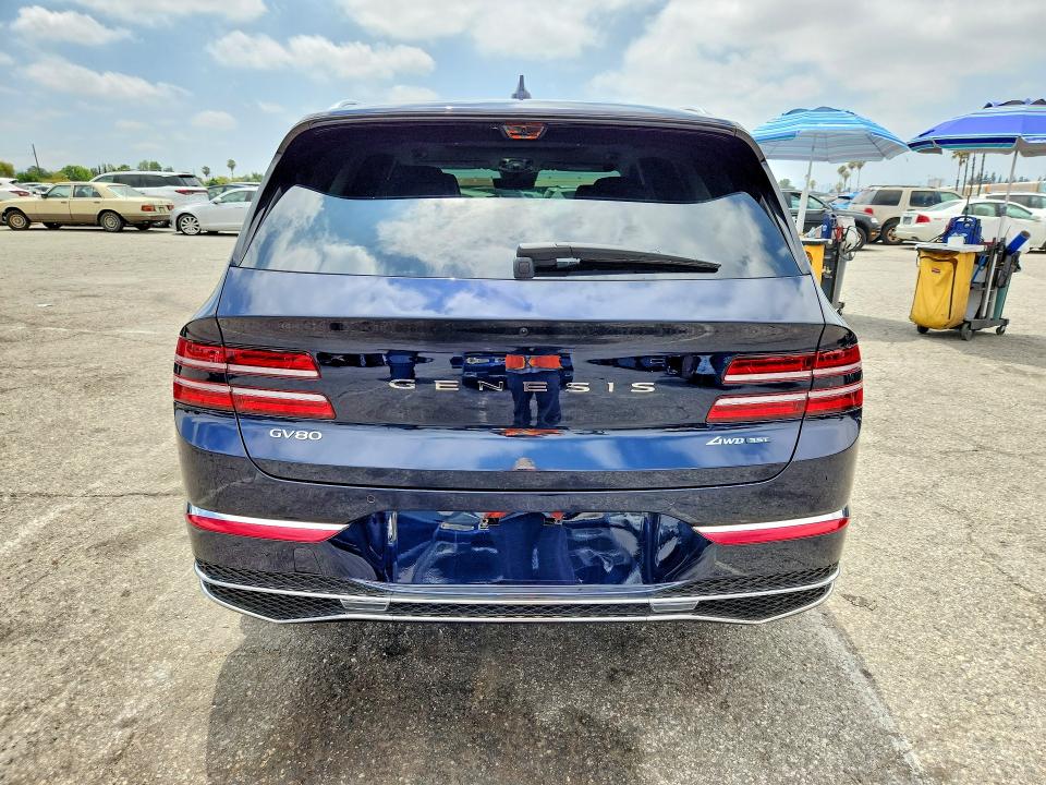 2025 Genesis Gv80 VIN KMUHEESCXSU254221 COPART salvage auction — FRONT END, Ca - Salvage Certificate (P), sold $24,300 on 2026-07-27 (photo 6)
