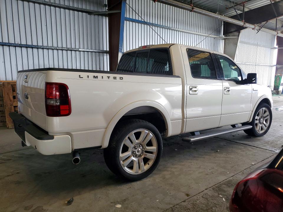 2008 Ford F-150 lightning VIN 1FTRW12558FA60529 COPART salvage auction — REAR END, Ca - Salvage Certificate, sold $1,600 on 2026-07-02 (photo 3)