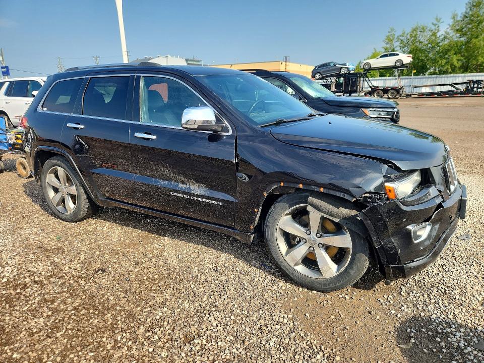 2014 Jeep Grand cheroke VIN 1C4RJFCMXEC418786 COPART salvage auction — FRONT END, On - Permit No Brand - Unfit, sold $1,600 on 2026-08-11 (photo 4)