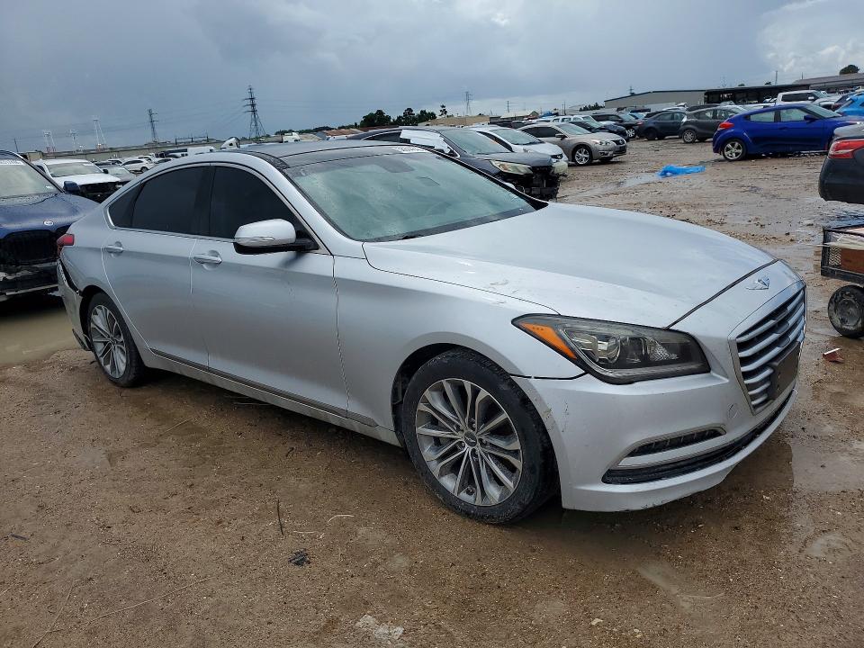 2015 Hyundai Genesis VIN KMHGN4JE6FU058158 COPART salvage auction — REAR END, TX - CERTIFICATE OF TITLE, sold $2,350 on 2026-07-31 (photo 4)