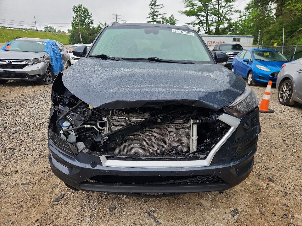 2021 Hyundai Tucson VIN KM8J3CA43MU395011 COPART salvage auction — FRONT END, Salvage Title, sold $3,400 on 2026-07-15 (photo 5)